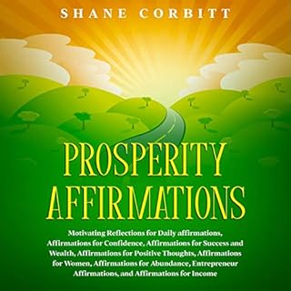 Prosperity Affirmations Audiolibro Por Shane Corbitt arte de portada