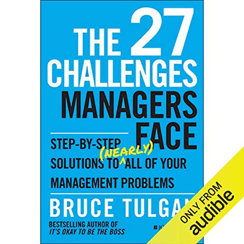 The 27 Challenges Managers Face Audiolibro Por Bruce Tulgan arte de portada