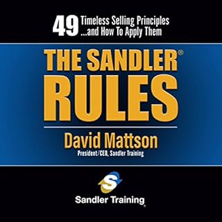 The Sandler Rules Audiolibro Por David Mattson arte de portada