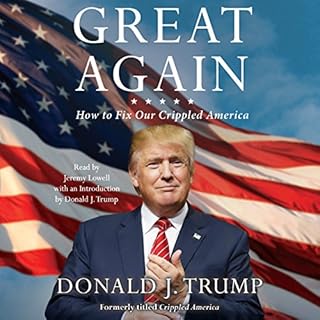 Great Again Audiolibro Por Donald J. Trump arte de portada