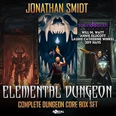 Couverture de The Elemental Dungeon Trilogy: A Complete Dungeon Core Box Set