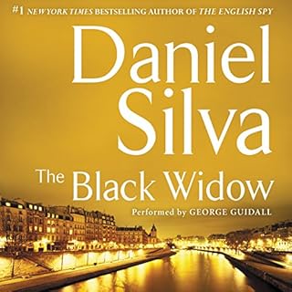 The Black Widow Audiolibro Por Daniel Silva arte de portada