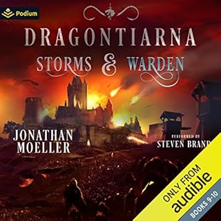 Dragontiarna: Storms & Warden Audiolibro Por Jonathan Moeller arte de portada