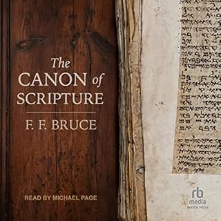 The Canon of Scripture Audiobook By F.F. Bruce cover art