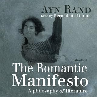 The Romantic Manifesto Audiolibro Por Ayn Rand arte de portada