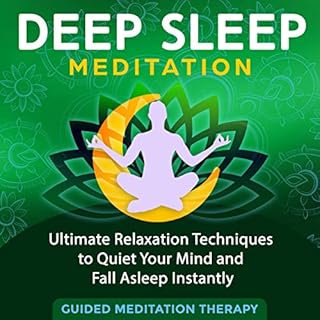 Deep Sleep Meditation Audiolibro Por Guided Meditation Therapy arte de portada