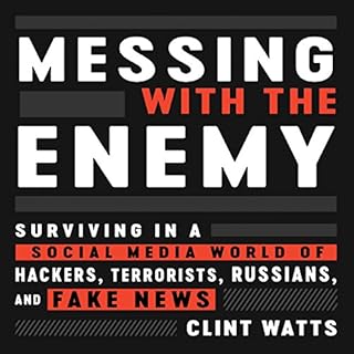 Messing with the Enemy Audiolibro Por Clint Watts arte de portada