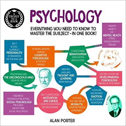 A Degree in a Book: Psychology Audiolibro Por Alan Porter arte de portada