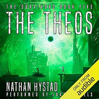 The Theos Audiolibro Por Nathan Hystad arte de portada