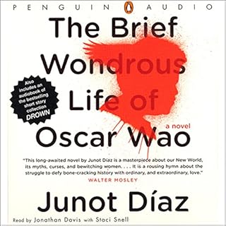 The Brief Wondrous Life of Oscar Wao Audiolibro Por Junot Diaz arte de portada