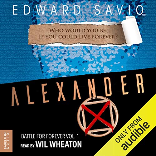 Alexander X Audiolibro Por Edward Savio arte de portada