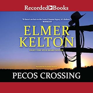 Pecos Crossing Audiolibro Por Elmer Kelton arte de portada