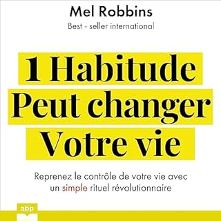 Page de couverture de 1 habitude peut changer votre vie