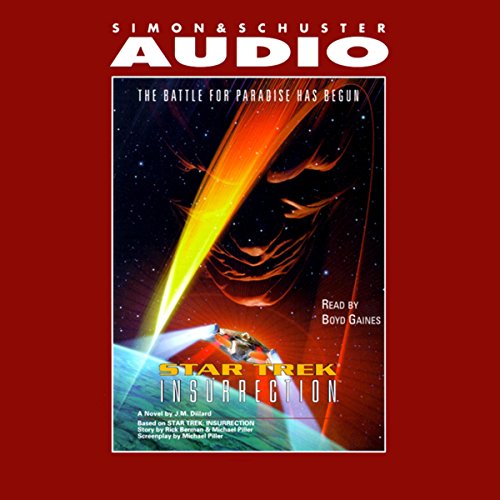 Star Trek: Insurrection (Adapted) Audiolibro Por J.M. Dillard arte de portada