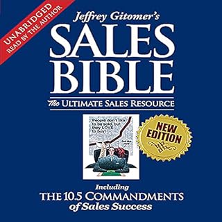 The Sales Bible Audiolibro Por Jeffrey Gitomer arte de portada