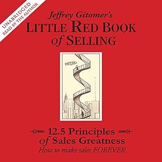 The Little Red Book of Selling Audiolibro Por Jeffrey Gitomer arte de portada