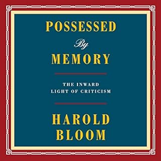 Possessed by Memory Audiobook By Harold Bloom cover art