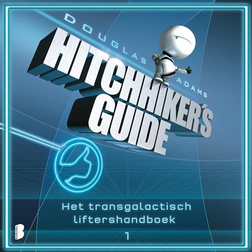 Het transgalactisch liftershandboek Audiolivro Por Douglas Adams capa