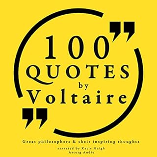 100 Quotes by Voltaire Audiobook By Voltaire cover art