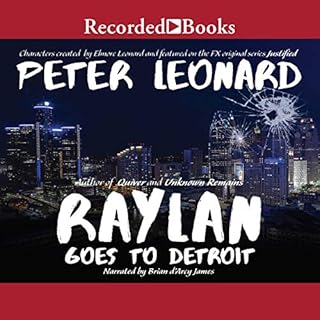 Raylan Goes to Detroit Audiolibro Por Peter Leonard arte de portada