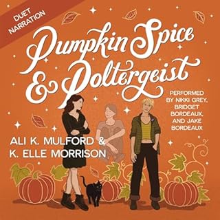 Pumpkin Spice & Poltergeist Audiolibro Por Ali K. Mulford, K. Elle Morrison arte de portada