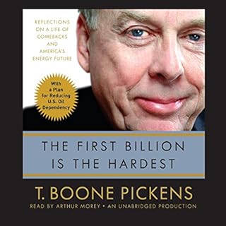 The First Billion is the Hardest Audiolibro Por T. Boone Pickens arte de portada