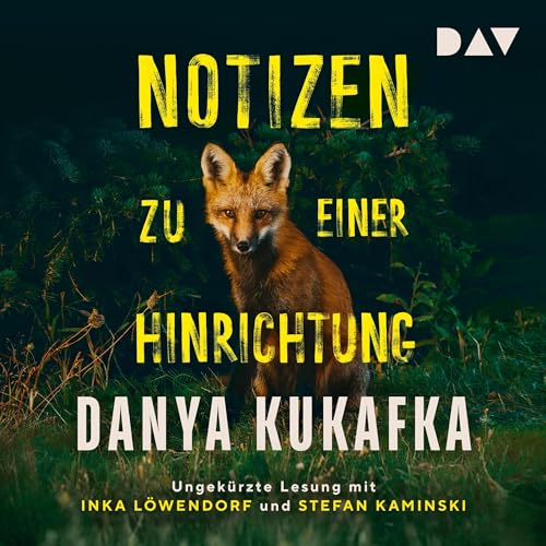 Notizen zu einer Hinrichtung Audiolibro Por Danya Kukafka arte de portada