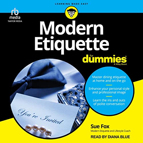 Modern Etiquette for Dummies Audiolibro Por Sue Fox arte de portada