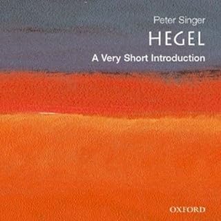 Hegel: A Very Short Introduction Audiolibro Por Peter Singer arte de portada