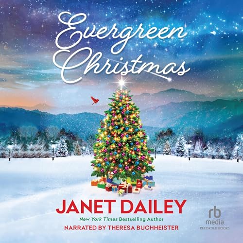 Evergreen Christmas Audiolibro Por Janet Dailey arte de portada