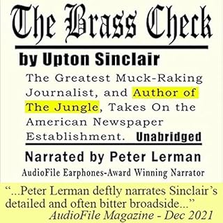 The Brass Check Audiobook By Upton Sinclair cover art