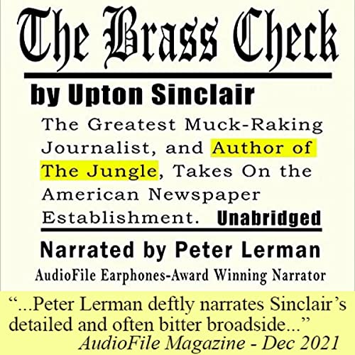 The Brass Check Audiolibro Por Upton Sinclair arte de portada