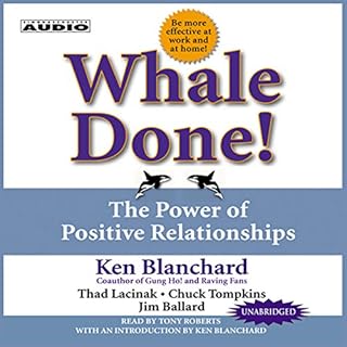 Whale Done! Audiolibro Por Ken Blanchard arte de portada