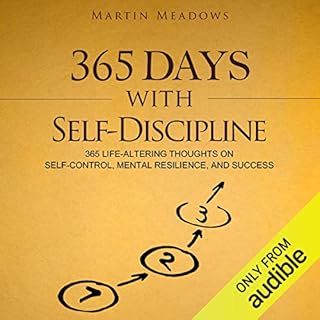 365 Days With Self-Discipline Audiolibro Por Martin Meadows arte de portada