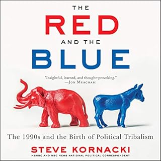 The Red and the Blue Audiolibro Por Steve Kornacki arte de portada