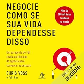 Negocie como se sua vida dependesse disso Audiobook By Chris Voss cover art