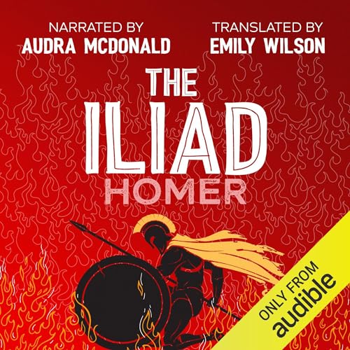 The Iliad Audiolibro Por Homer, Emily Wilson - translator arte de portada