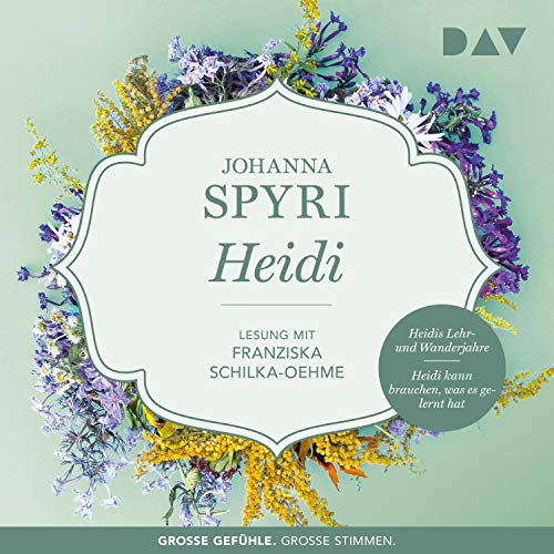 Heidi Audiolibro Por Johanna Spyri arte de portada