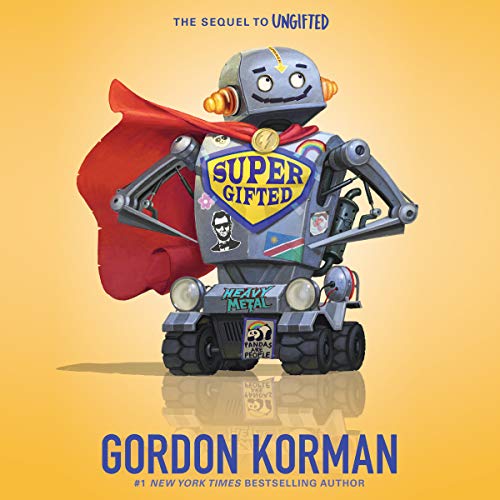 Supergifted Audiolibro Por Gordon Korman arte de portada