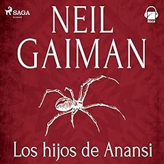 Diseño de la portada del título Los hijos de Anansi