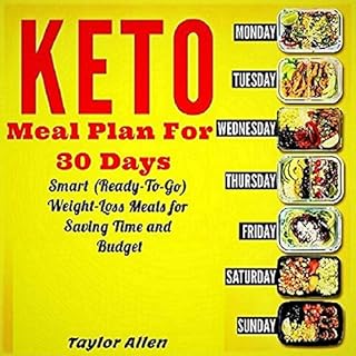 Keto Meal Plan for 30 Days Audiobook By Taylor Allen cover art