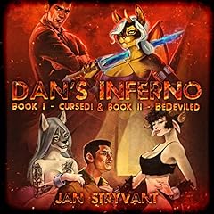 Dan's Inferno: Book 1 Cursed! & Book 2 BeDeviled Audiolibro Por Jan Stryvant arte de portada