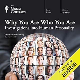 Why You Are Who You Are Audiolibro Por Mark Leary, The Great Courses arte de portada