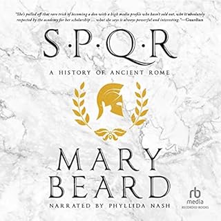 SPQR Audiolibro Por Mary Beard arte de portada