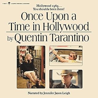 Once upon a Time in Hollywood Audiolibro Por Quentin Tarantino arte de portada