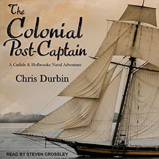 The Colonial Post-Captain Audiolibro Por Chris Durbin arte de portada