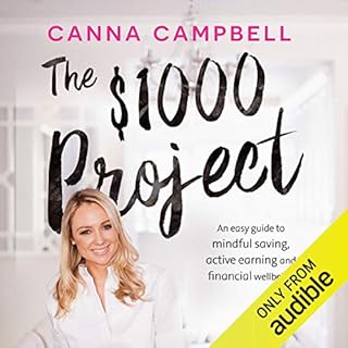 The $1,000 Project Audiolibro Por Canna Campbell arte de portada