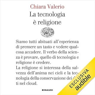 La tecnologia è religione Audiobook By Chiara Valerio cover art