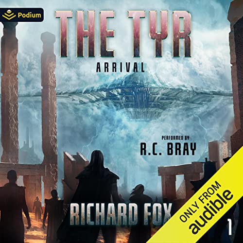 Diseño de la portada del título The Tyr: Arrival