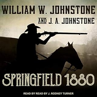 Springfield 1880 Audiolibro Por William W. Johnstone, J.A. Johnstone arte de portada